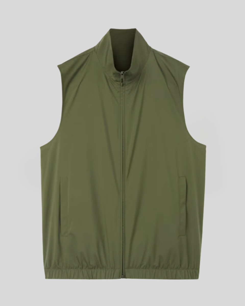 TECH GILET FOREST GREEN