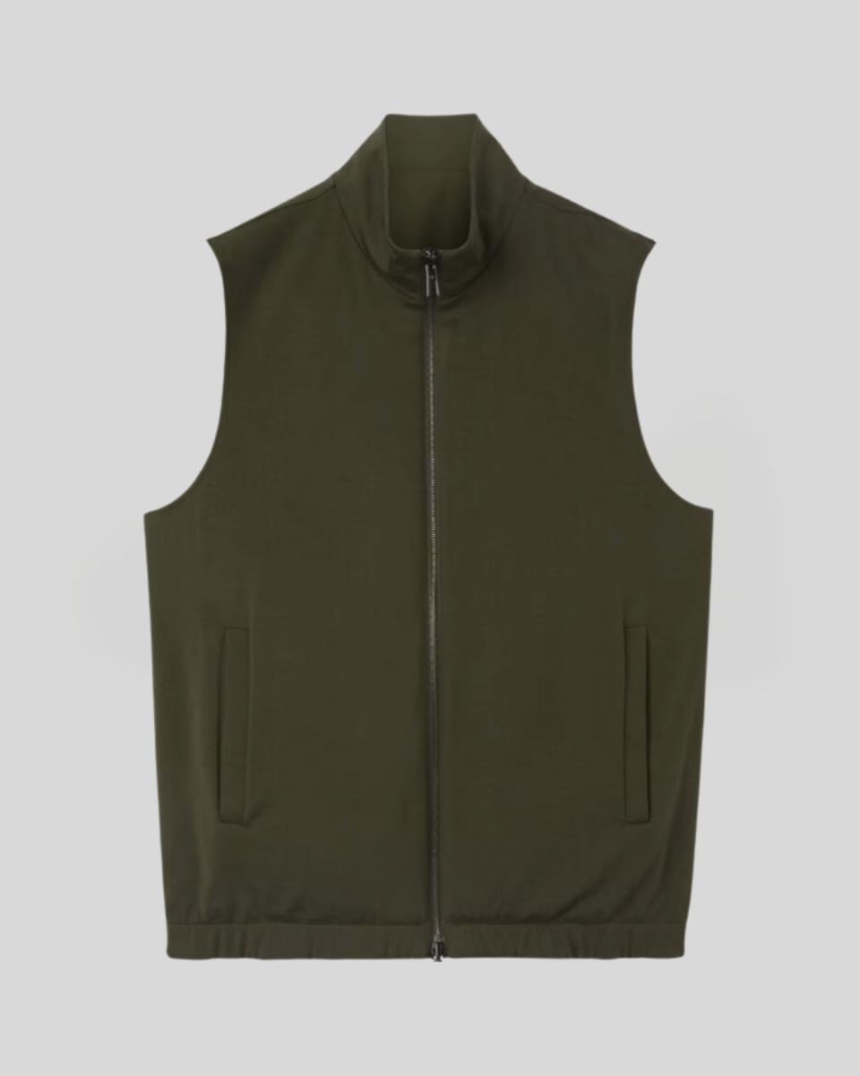 TECH GILET FOREST GREEN