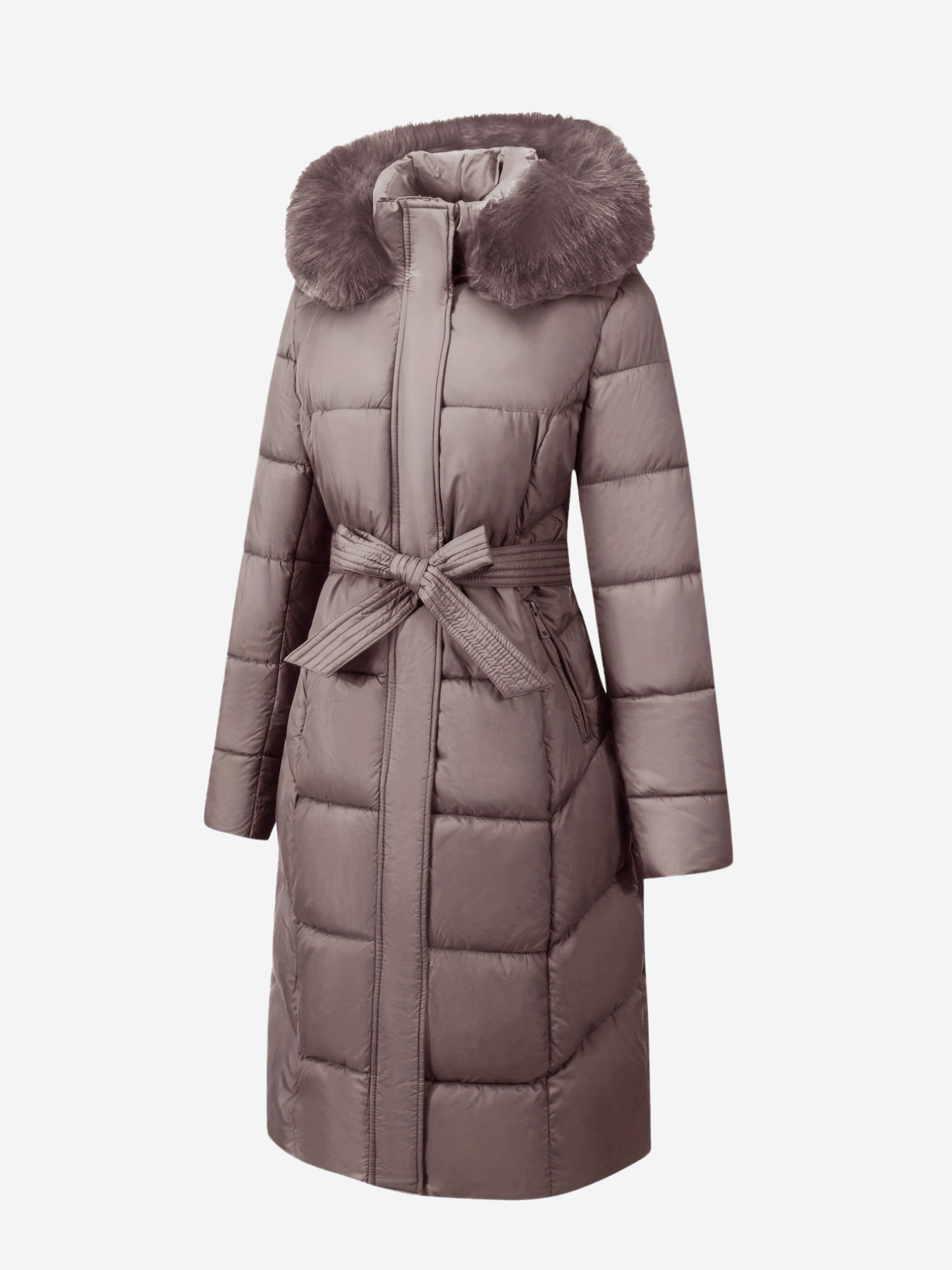 Dahlberg™ | Lång Pufferjacka Med Skärp