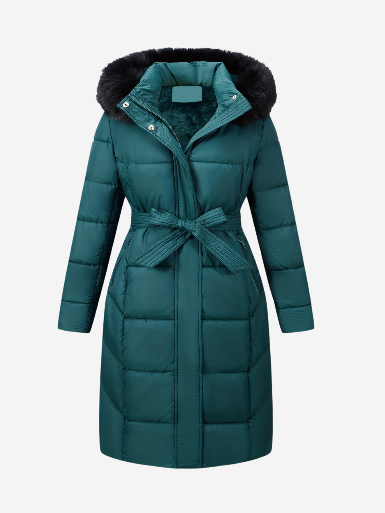 Dahlberg™ | Lång Pufferjacka Med Skärp