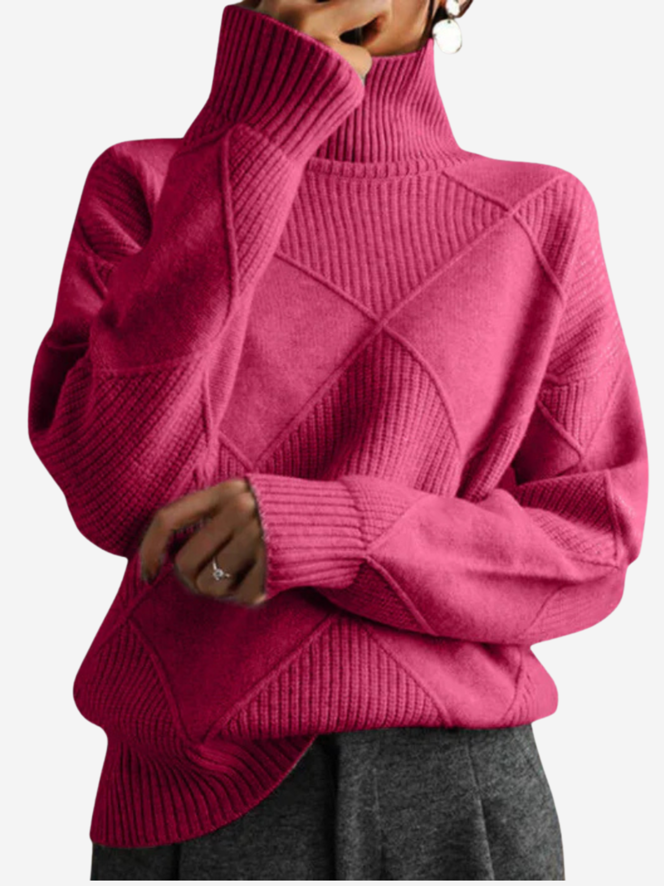 Dahlberg™ | Luksuriös Turtleneck Tröja