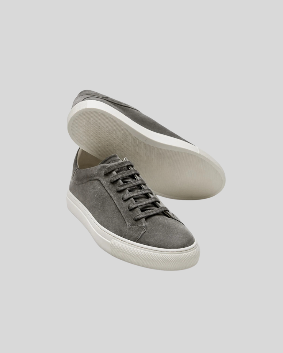 Dubois™| Sneakers Oxford en Cuir Gris foncé