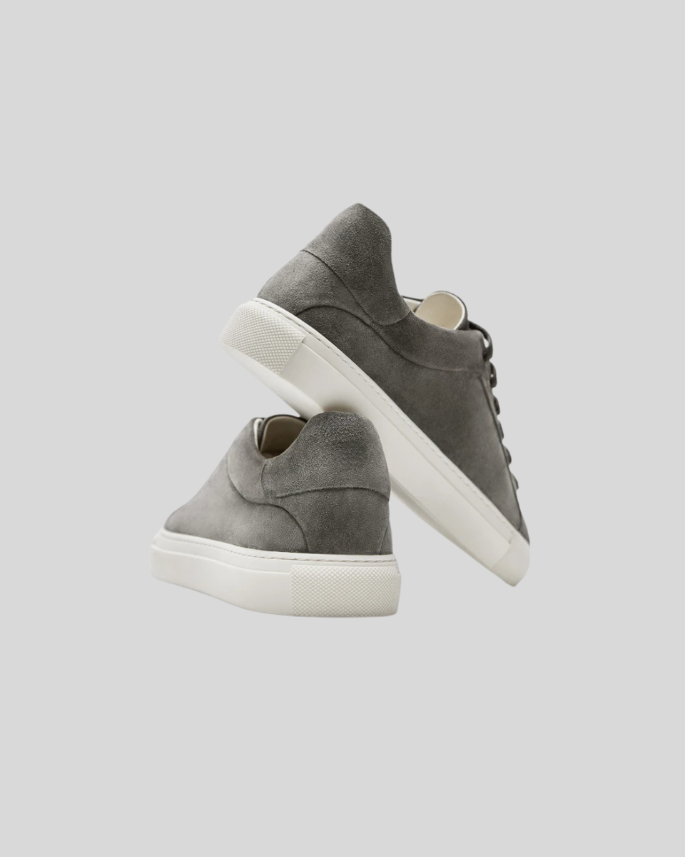 Dubois™| Sneakers Oxford en Cuir Gris foncé