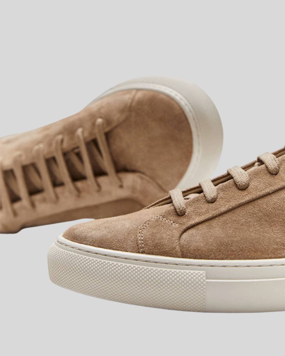 Dubois™| Sneakers Oxford en Cuir Kaki