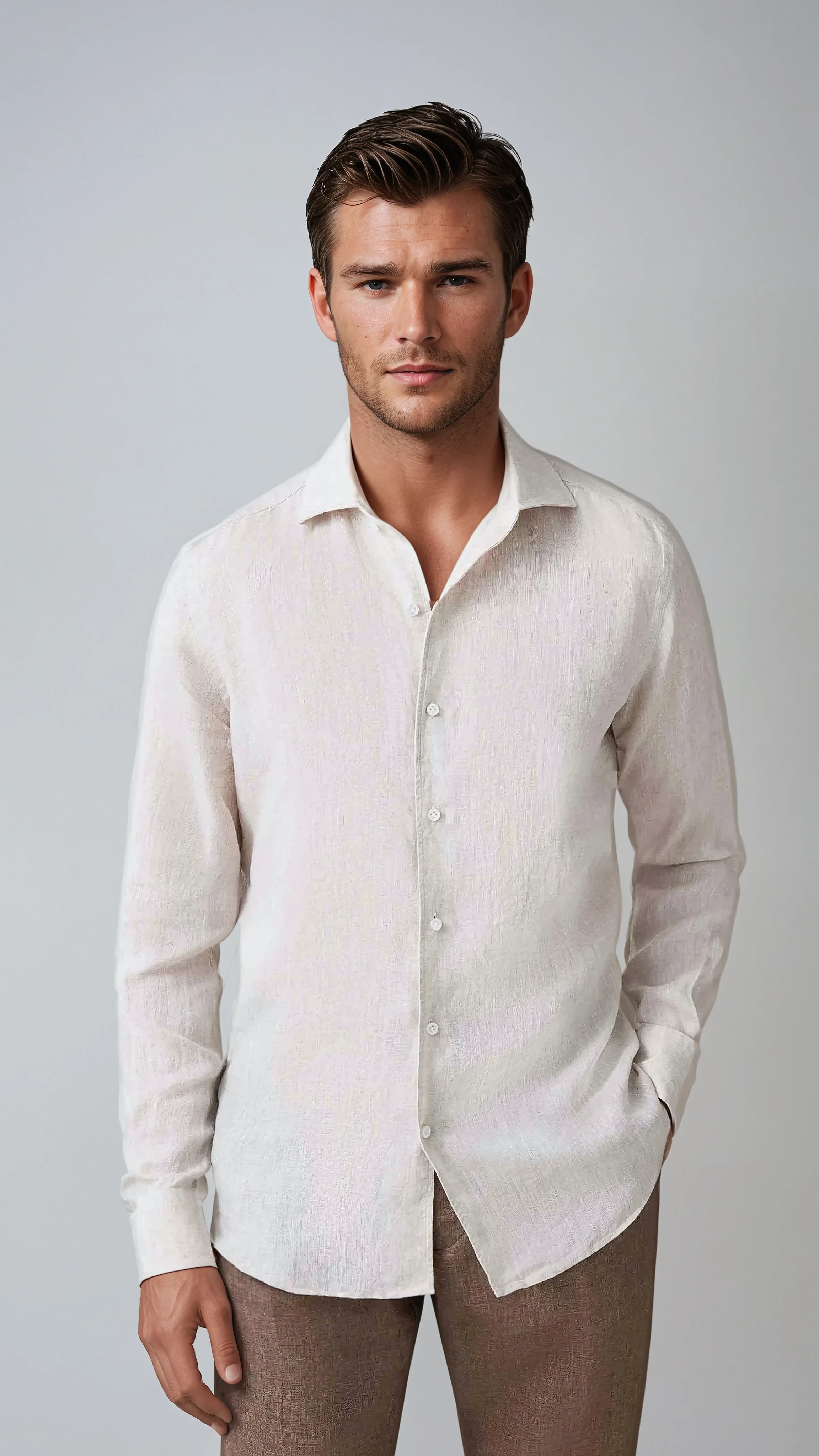 Dubois™| Chemise en Lin Beige