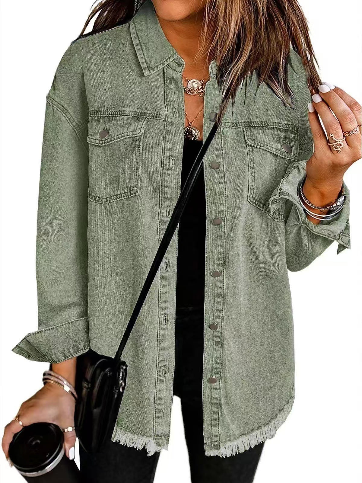 Dahlberg™ | Jeansjacka med knappar