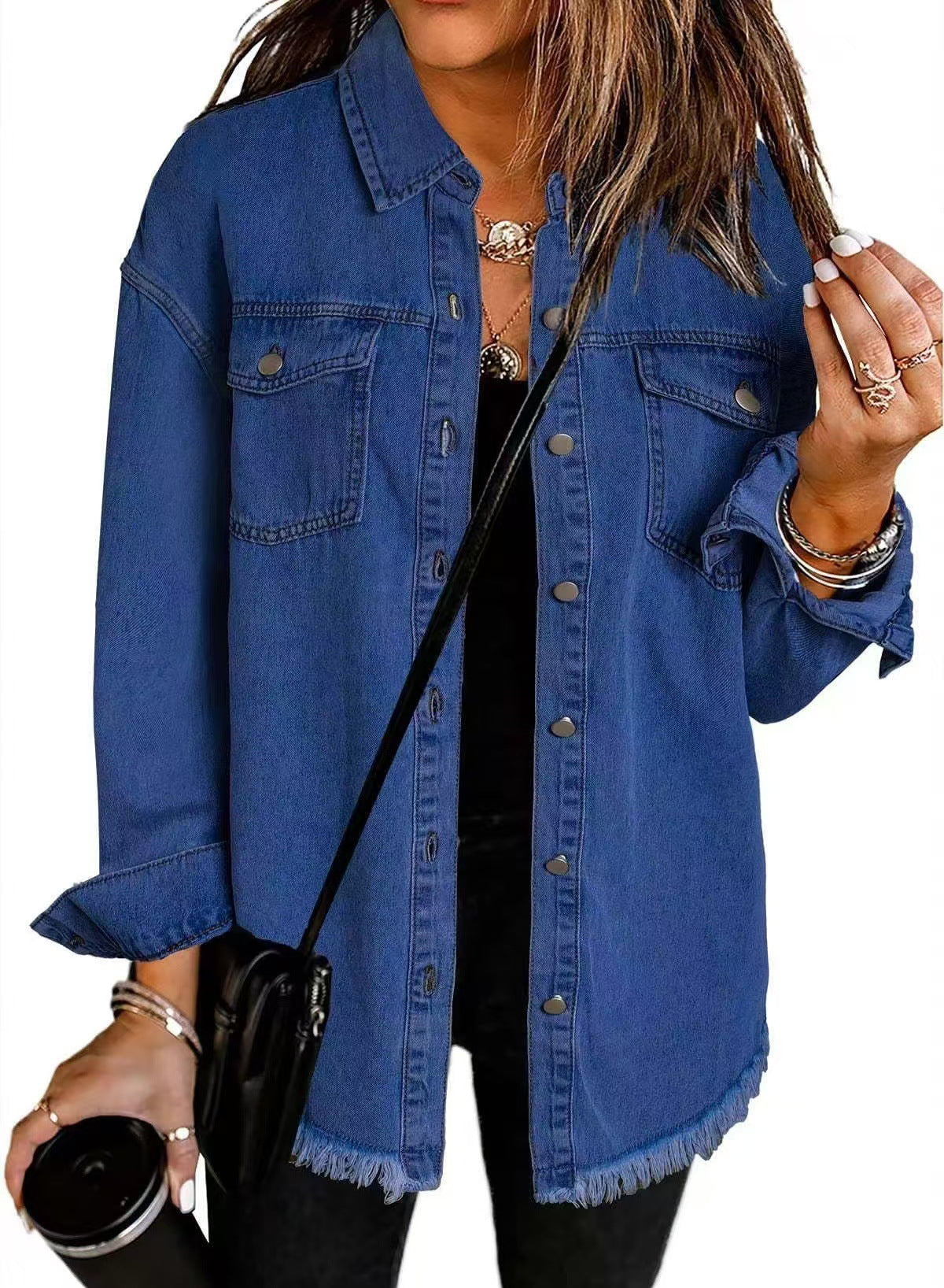 Dahlberg™ | Jeansjacka med knappar
