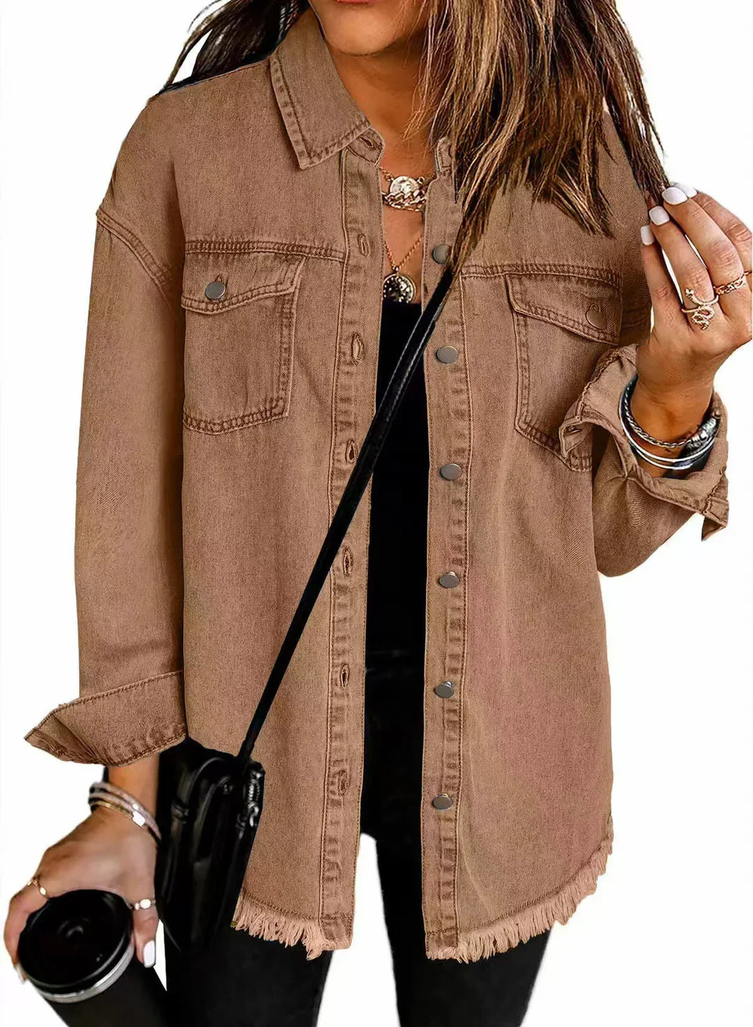 Dahlberg™ | Jeansjacka med knappar