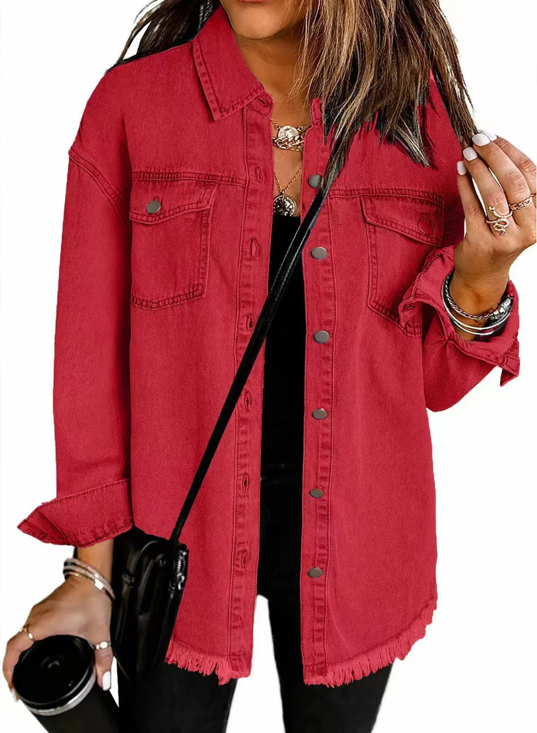 Dahlberg™ | Jeansjacka med knappar