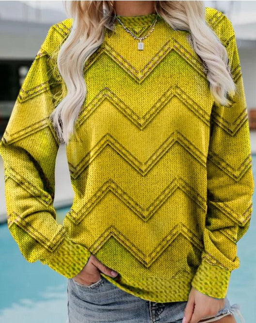 Dahlberg™ | Geometrisk Kashmir-Sweatshirt