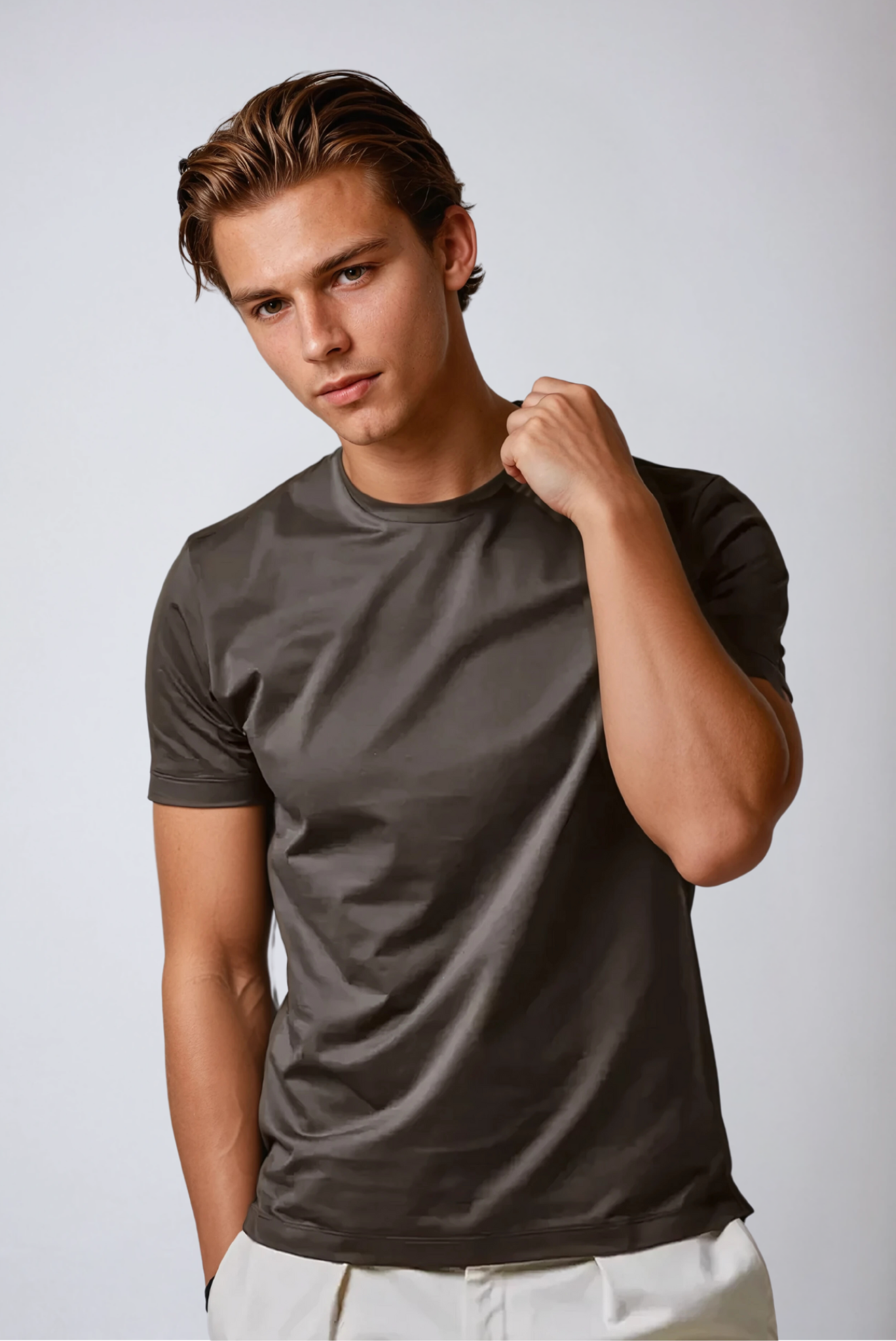 T-SHIRT DARKBROWN