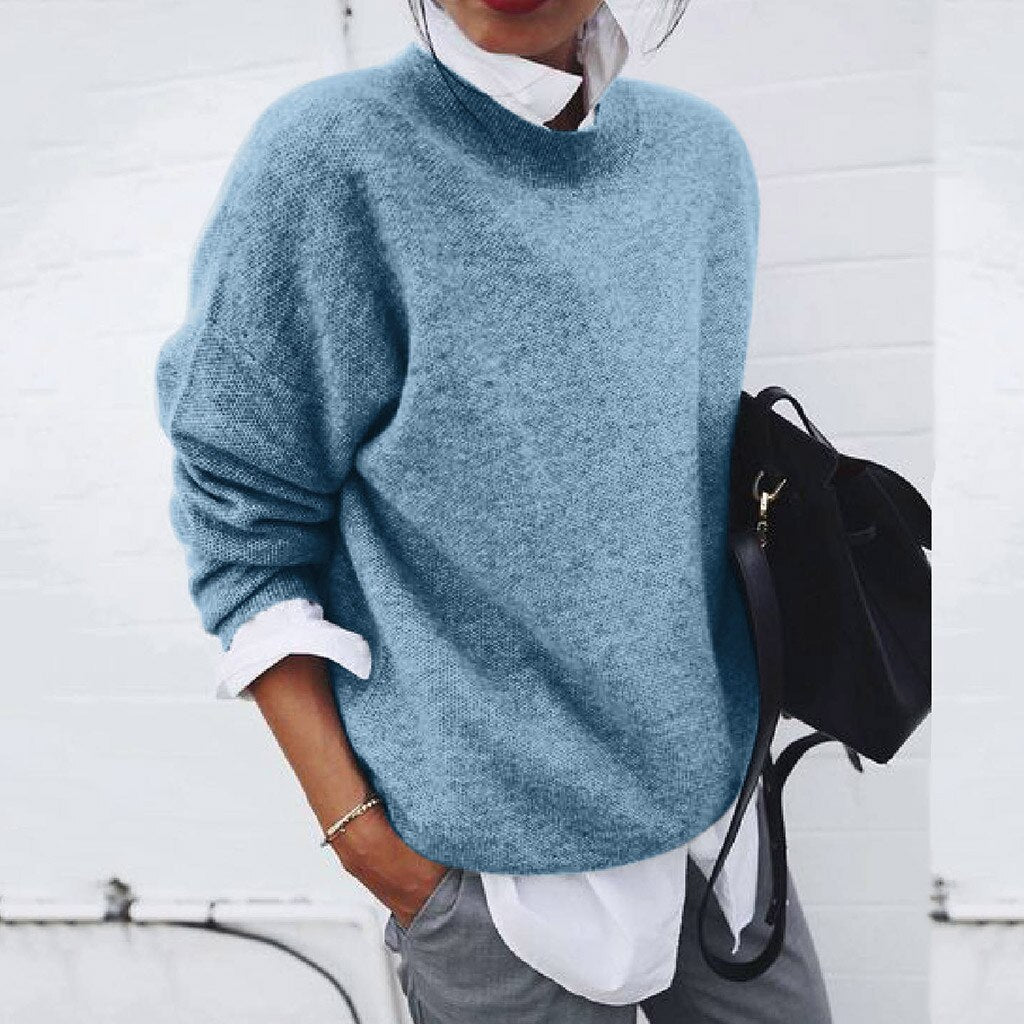 Dahlberg™ | Mjuk oversized tröja med rund hals