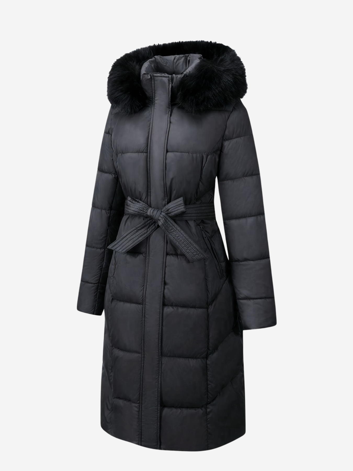 Dahlberg™ | Lång Pufferjacka Med Skärp