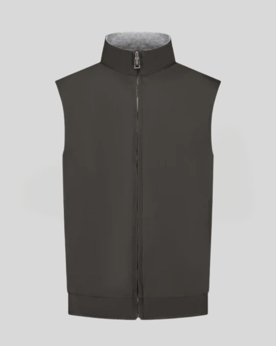 REVERSIBLE TECH GILET BLACK