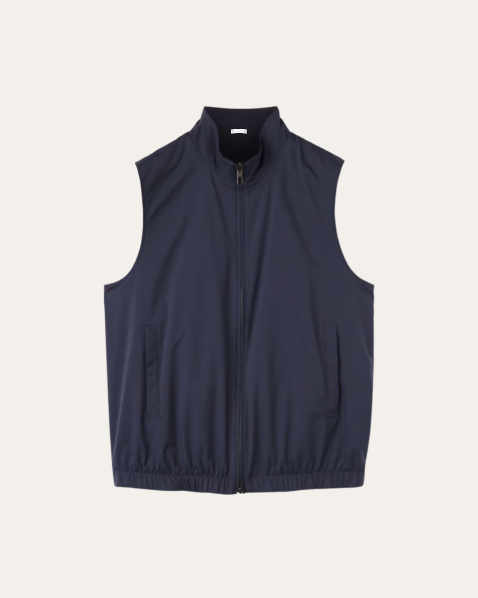 REVERSIBLE TECH GILET NAVY