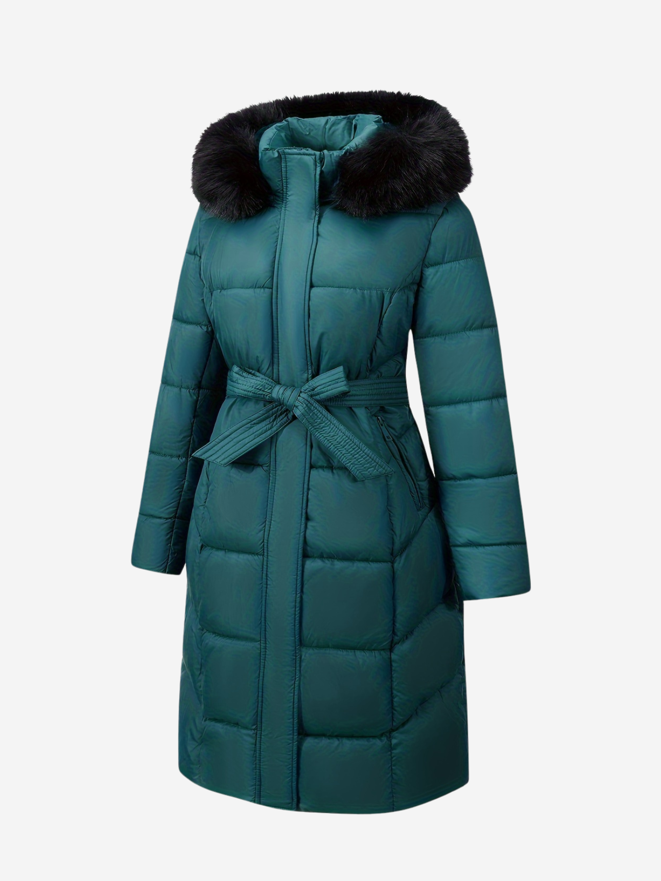 Dahlberg™ | Lång Pufferjacka Med Skärp