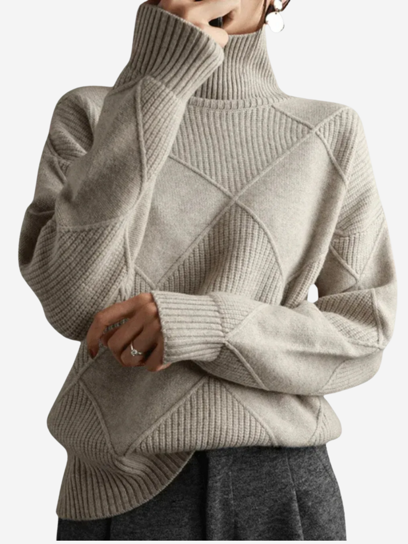 Dahlberg™ | Luksuriös Turtleneck Tröja