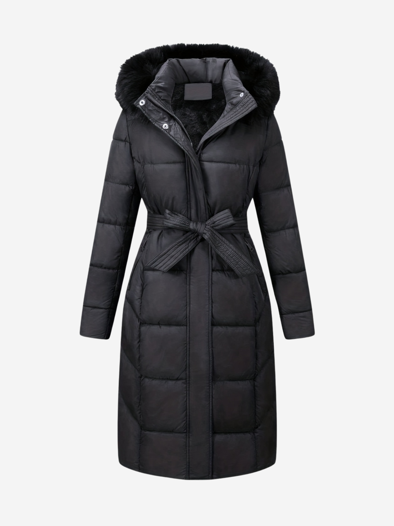 Dahlberg™ | Lång Pufferjacka Med Skärp