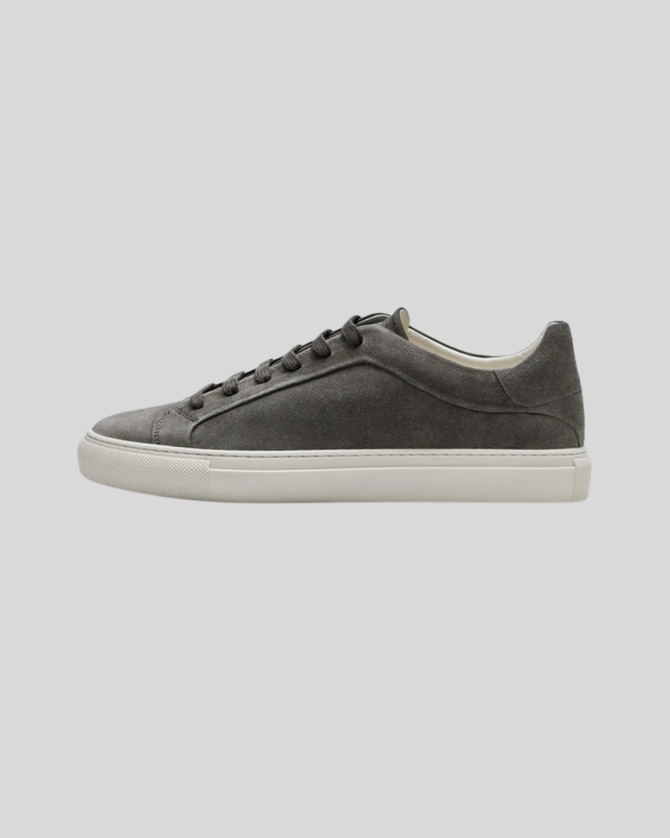 Dubois™| Sneakers Oxford en Cuir Gris foncé