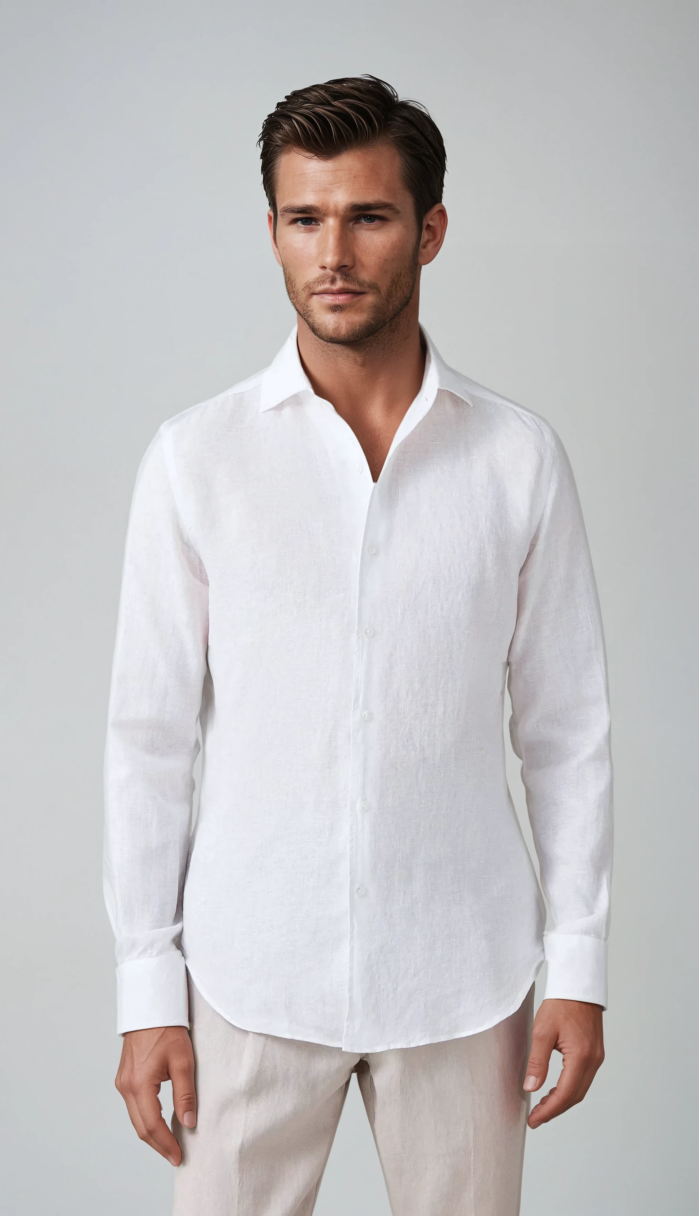 Dubois™| Chemise en Lin Blanc