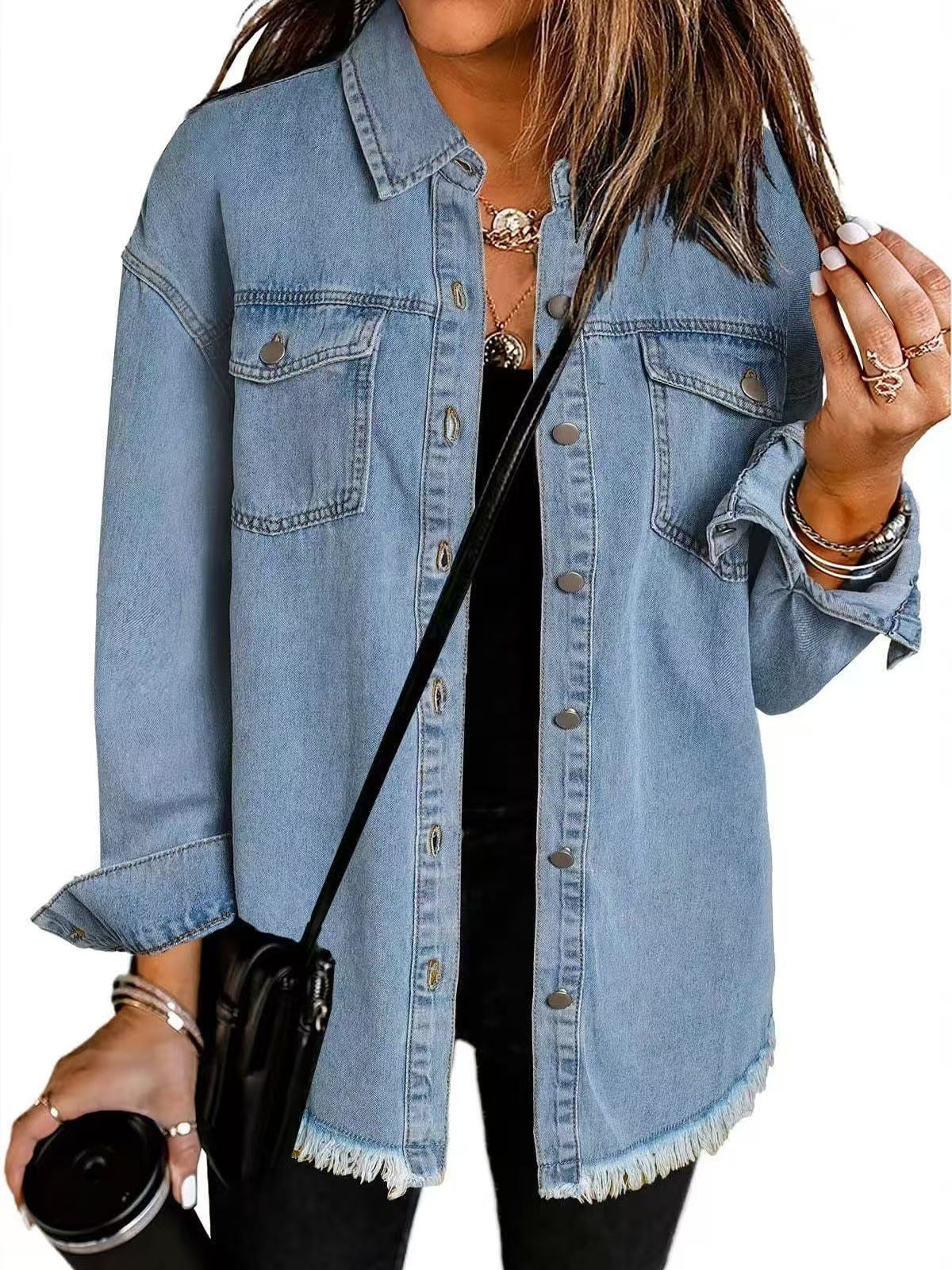 Dahlberg™ | Jeansjacka med knappar