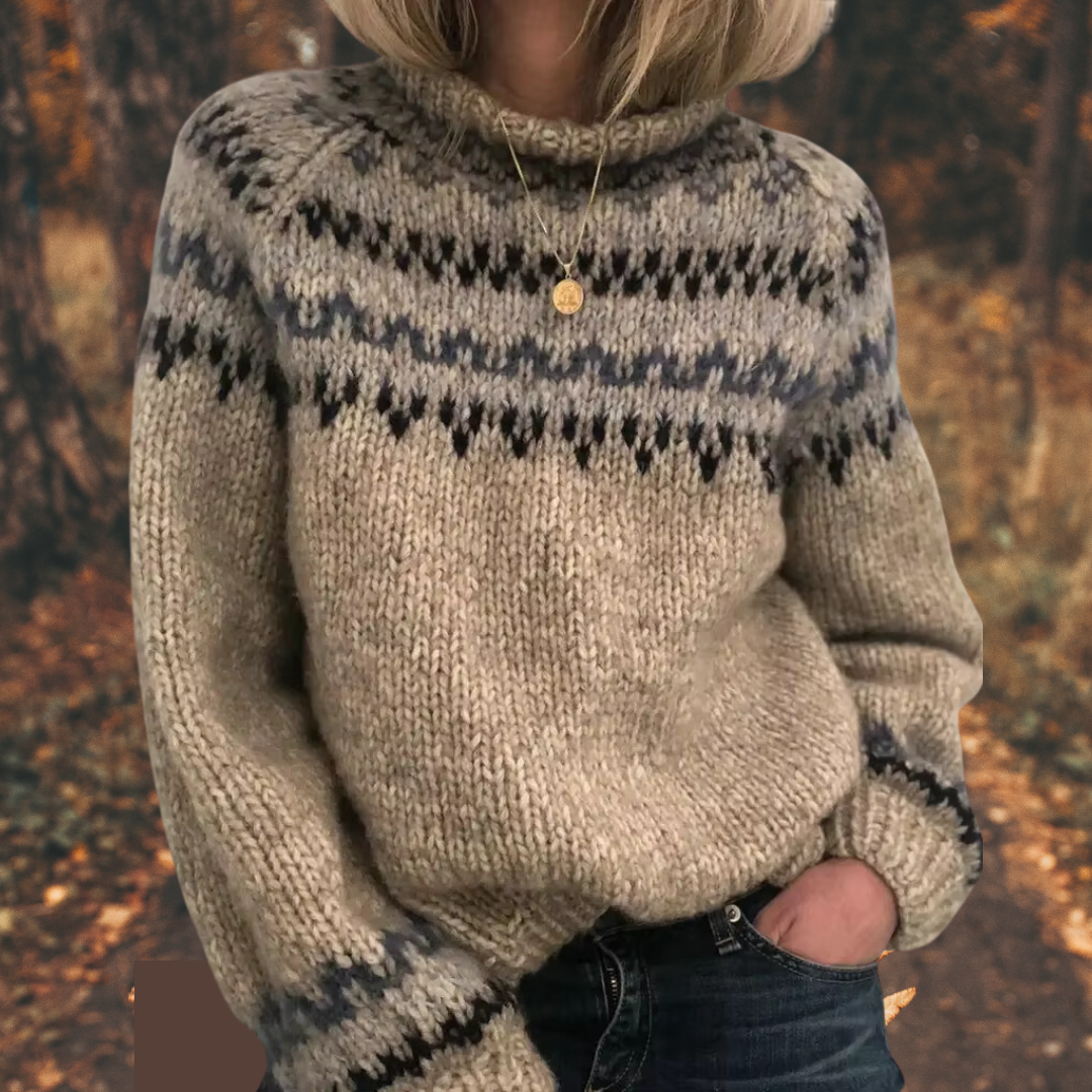 Dahlberg™ | Dam Nordic Stickad Tröja