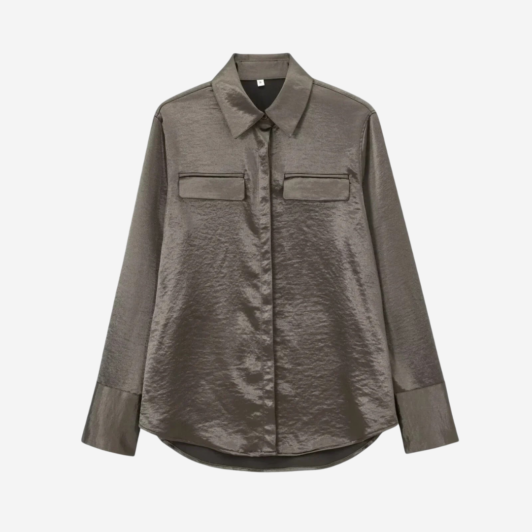 Dahlberg™| Silkeslook skjorta
