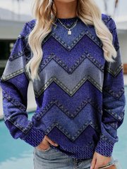 Dahlberg™ | Geometrisk Kashmir-Sweatshirt