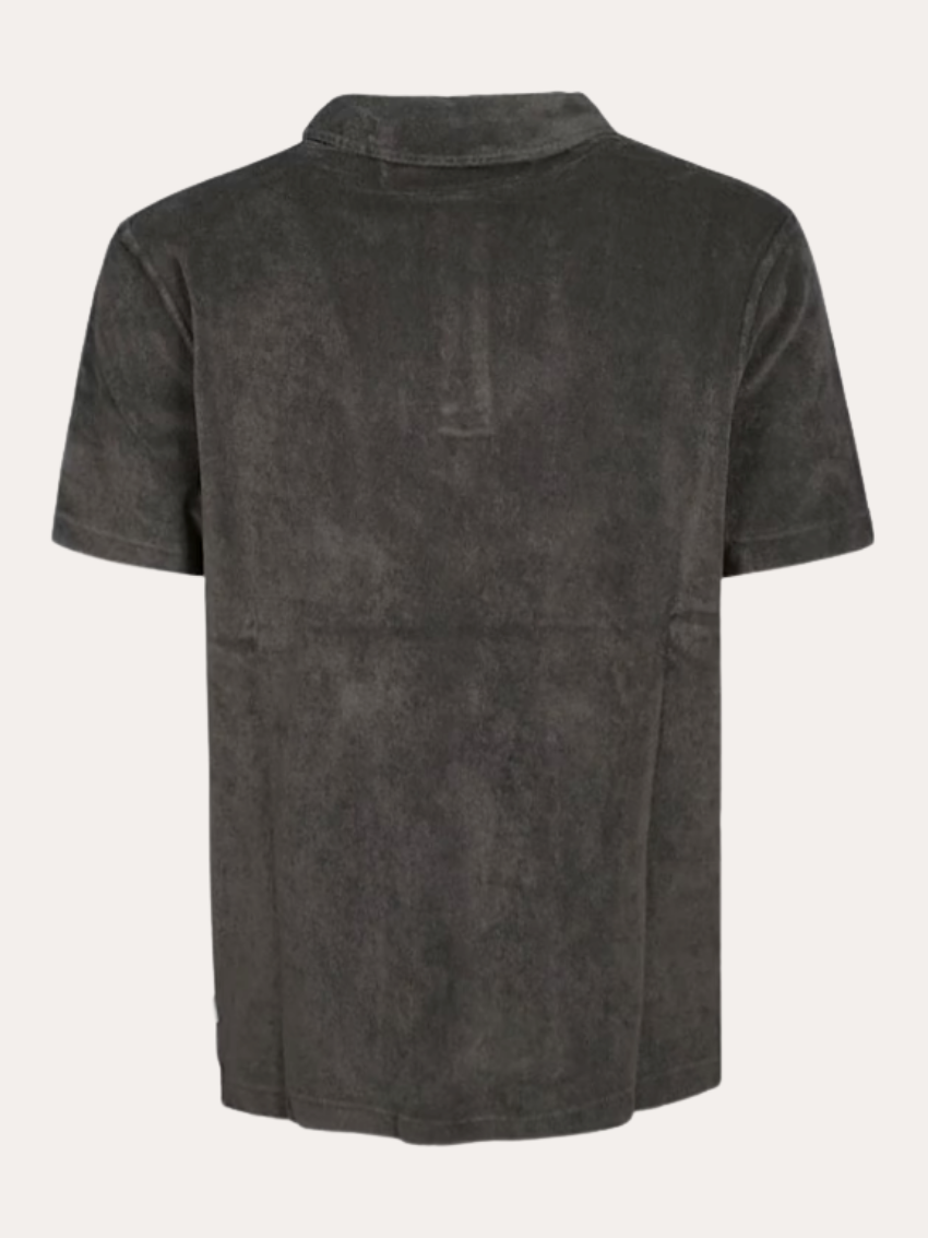 Polo en Tissu Éponge - Gris Foncé