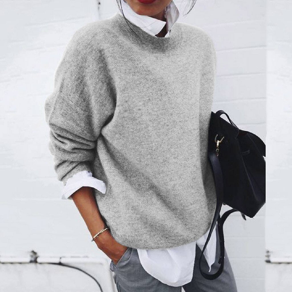 Dahlberg™ | Mjuk oversized tröja med rund hals
