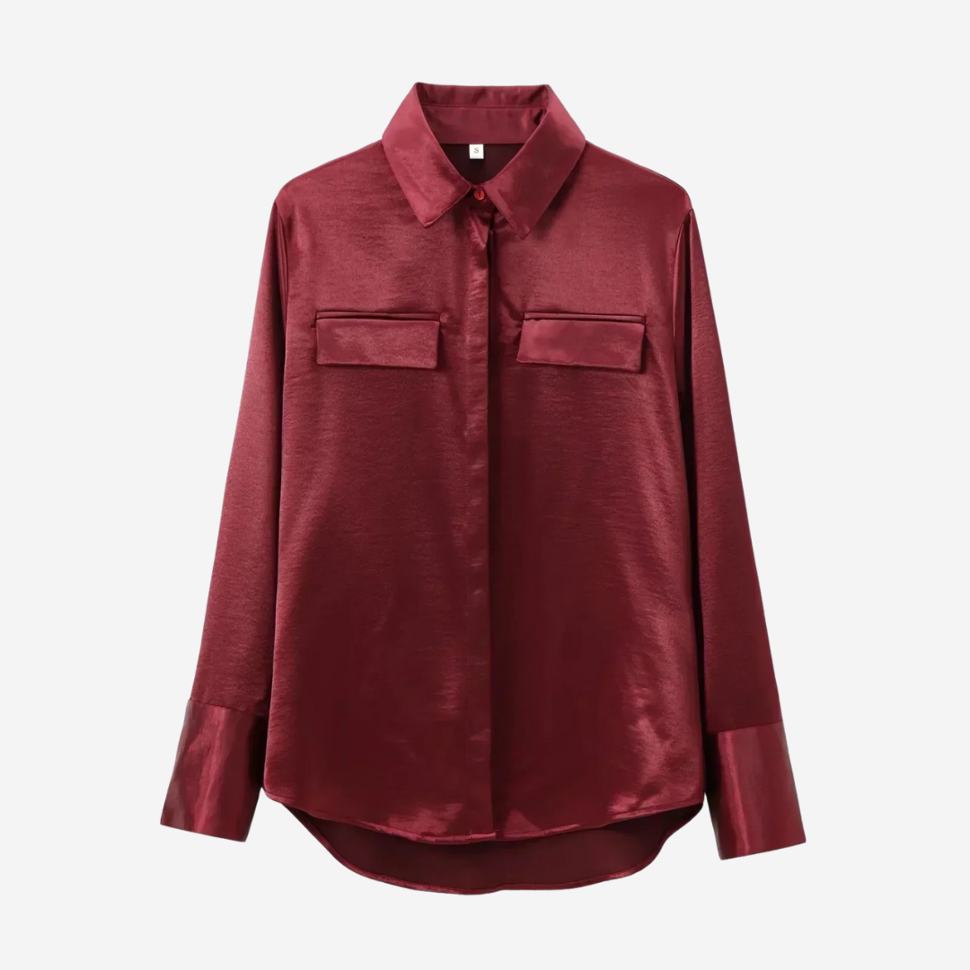 Dahlberg™| Silkeslook skjorta